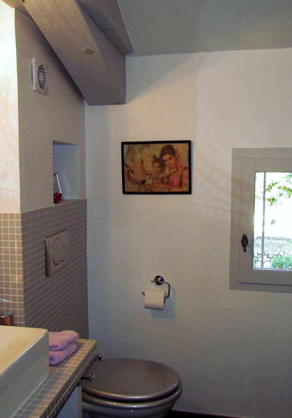 Location maison avec piscine - Villa Chandra à Biot (06) Côte d'Azur - Salle de bain Suite Candolim